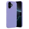 Mey İthalat®   iPhone 17 Nano içi Kadife Silikon - Lila