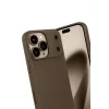 Mey İthalat®   iPhone 17 Pro Auto Focus Karbon Kapak - Kahverengi