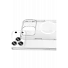 Mey İthalat®   iPhone 17 Pro Combo Sert Şeffaf Magsafe Kapak - Şeffaf