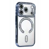 Mey İthalat®   iPhone 17 Pro Joke Simli Magneticsafe Kılıf - Mavi