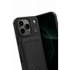 Mey İthalat®   iPhone 17 Pro Kelvin Kartvizitli Silikon - Siyah