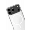 Mey İthalat®   iPhone 17 Pro Kılıf Magneticsafe Şeffaf Silikon - Şeffaf