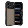 Mey İthalat®   iPhone 17 Pro Kılıf Montreal Silikon Kapak - Siyah