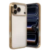 Mey İthalat®   iPhone 17 Pro  Lensli Silikon - Gold