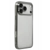 Mey İthalat®   iPhone 17 Pro  Lensli Silikon - Titan Gri