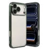 Mey İthalat®   iPhone 17 Pro  Lensli Silikon - Yeşil