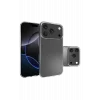 Mey İthalat®   iPhone 17 Pro Lüx Şeffaf Silikon - Şeffaf