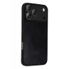 Mey İthalat®   iPhone 17 Pro Max Aras Deri Kapak - Siyah