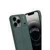 Mey İthalat®   iPhone 17 Pro Max Auto Focus Kapak - Koyu Yeşil