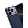 Mey İthalat®   iPhone 17 Pro Max First Silikon - Lacivert