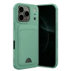 Mey İthalat®   iPhone 17 Pro Max Kelvin Kartvizitli Silikon - Açık Yeşil