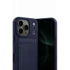 Mey İthalat®   iPhone 17 Pro Max Kelvin Kartvizitli Silikon - Lacivert