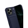 Mey İthalat®   iPhone 17 Pro Max Kelvin Kartvizitli Silikon - Lacivert