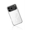 Mey İthalat®   iPhone 17 Pro Max Kılıf Magneticsafe Şeffaf Silikon - Şeffaf