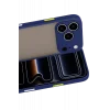 Mey İthalat®   iPhone 17 Pro Max Kılıf Montreal Silikon Kapak - Lacivert
