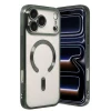 Mey İthalat®   iPhone 17 Pro Max Kross Magneticsafe Kapak - Koyu Yeşil