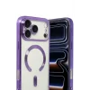 Mey İthalat®   iPhone 17 Pro Max Kross Magneticsafe Kapak - Mor