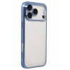 Mey İthalat®   iPhone 17 Pro Max  Lensli Silikon - Açık Mavi