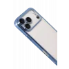 Mey İthalat®   iPhone 17 Pro Max  Lensli Silikon - Açık Mavi