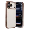 Mey İthalat®   iPhone 17 Pro Max  Lensli Silikon - Çöl Titanyum