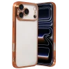 Mey İthalat®   iPhone 17 Pro Max  Lensli Silikon - Turuncu