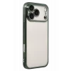 Mey İthalat®   iPhone 17 Pro Max  Lensli Silikon - Yeşil