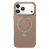 Mey İthalat®   iPhone 17 Pro Max Regal Magsafe Standlı Kapak - Çöl Titanyum