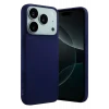 Mey İthalat®   iPhone 17 Pro Nano içi Kadife Silikon - Lacivert