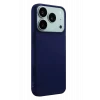 Mey İthalat®   iPhone 17 Pro Nano içi Kadife Silikon - Lacivert