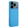 Mey İthalat®   iPhone 17 Pro Nano içi Kadife Silikon - Mavi
