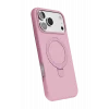 Mey İthalat®   iPhone 17 Pro Regal Magsafe Standlı Kapak - Açık Pembe