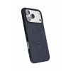 Mey İthalat®   iPhone 17 Pro Regal Magsafe Standlı Kapak - Lacivert