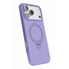 Mey İthalat®   iPhone 17 Pro Regal Magsafe Standlı Kapak - Lila
