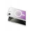 Mey İthalat®   iPhone 17E Sora Simli Magsafe Kapak - Mor