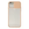 Mey İthalat®   iPhone 6 Plus Kılıf Palm Buzlu Kamera Sürgülü Silikon - Pembe