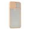 Mey İthalat®   iPhone 6 Plus Kılıf Palm Buzlu Kamera Sürgülü Silikon - Pembe