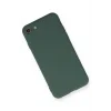 Mey İthalat®   iPhone 7 Kılıf Nano içi Kadife Silikon - Koyu Yeşil