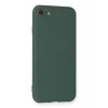 Mey İthalat®   iPhone 7 Kılıf Nano içi Kadife Silikon - Koyu Yeşil