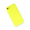 Mey İthalat®   iPhone 7 Kılıf Nano içi Kadife Silikon - Sarı