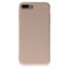 Mey İthalat®   iPhone 7 Plus Kılıf Nano içi Kadife Silikon - Pudra