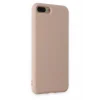 Mey İthalat®   iPhone 7 Plus Kılıf Nano içi Kadife Silikon - Pudra