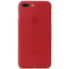 Mey İthalat®   iPhone 8 Plus Kılıf PP Ultra İnce Kapak - Kırmızı