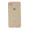 Mey İthalat®   iPhone XS Max Kılıf Montreal Silikon Kapak - Pembe