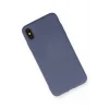 Mey İthalat®   iPhone XS Max Kılıf Nano içi Kadife Silikon - Gri