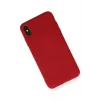 Mey İthalat®   iPhone XS Max Kılıf Nano içi Kadife Silikon - Kırmızı