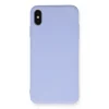 Mey İthalat®   iPhone XS Max Kılıf Nano içi Kadife Silikon - Lila