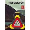 Mey İthalat® Işıklı Üçgen Reflektör Led Projektör Acil Durum Feneri Flaşör 500 Lümen