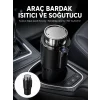 Mey İthalat® Isıtma Soğutma Özellikli Araç Bardaklığı Çakmak Girişli Akıllı Yeni Nesil