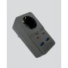 Mey İthalat® Isıya Dayanıklı PC Gövdeli Akım Korumalı Priz 4 USB Yeni Nesil