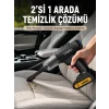 Mey İthalat® Kablosuz Araç El Süpürgesi Hava Pompası Kombinasyon
